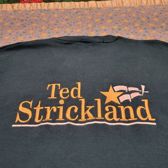 👨‍⚖️ Ohio Governor 🔥 Vintage Ted Strickland Sweater 💎 XL 🇺🇸 USA Democrat 🔥 - Picture 2 of 11